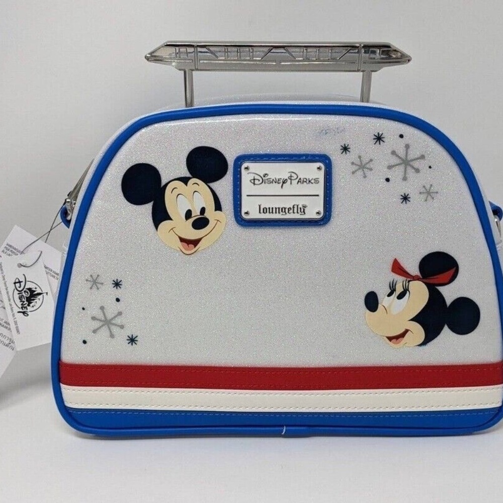 Disney Loungefly 50th Anniversary Contemporary Resort Monorail Crossbody Bag NWT